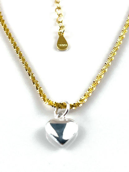 Kette Amour Gold - 925er Silber 18k vergoldet