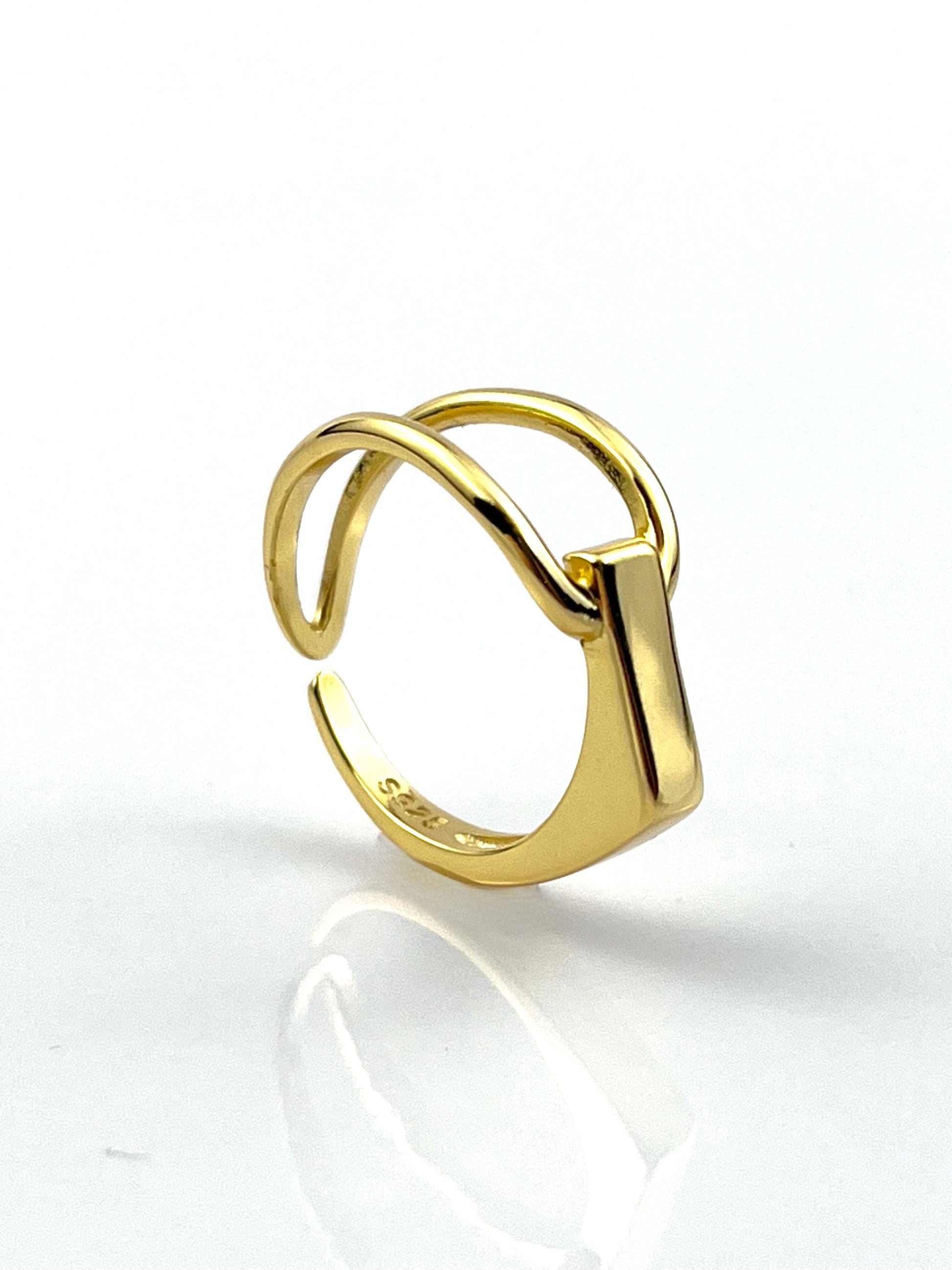 Ring Ophelia Gold - 925er Silber 18k vergoldet